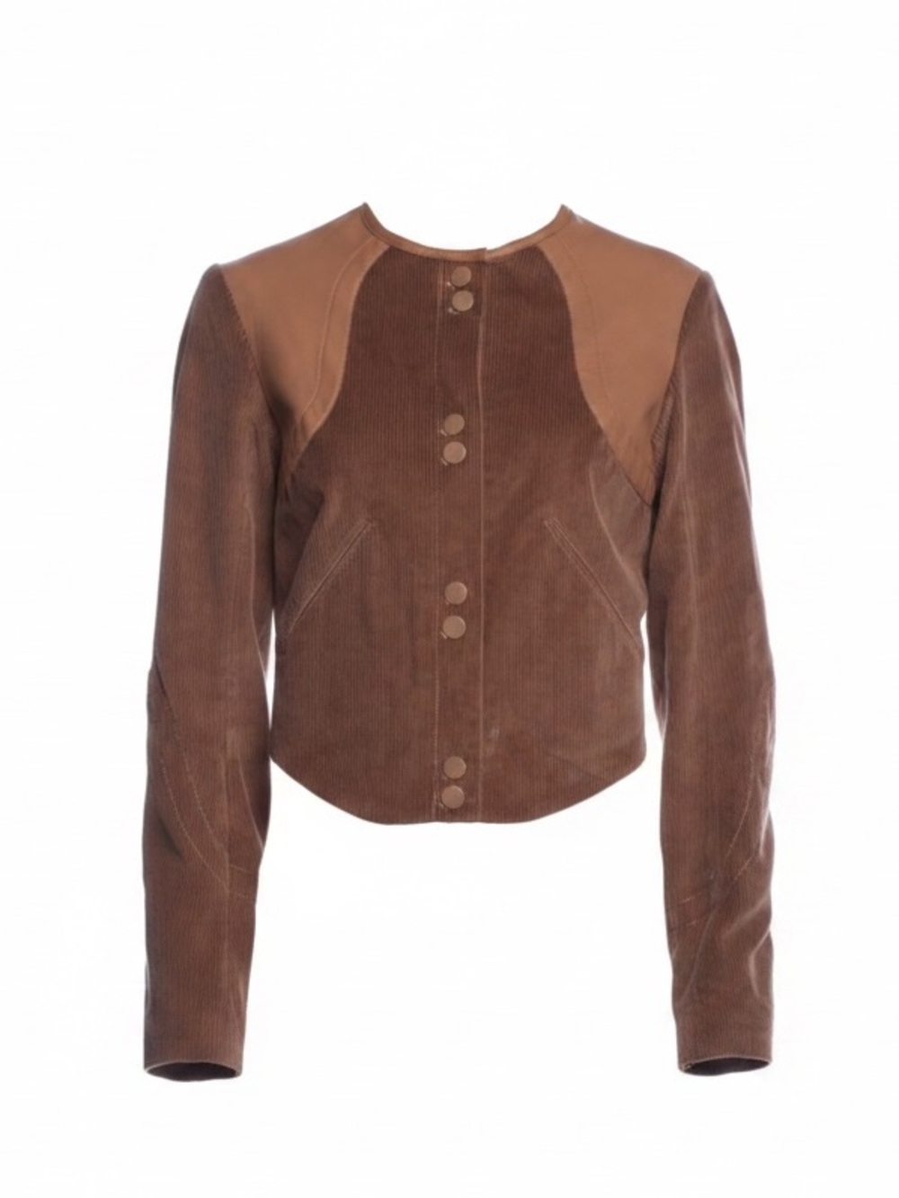 Nina Ricci | NWT FW 2017 Ready-to-Wear Cotton and Leather Jacket - Size FR 38